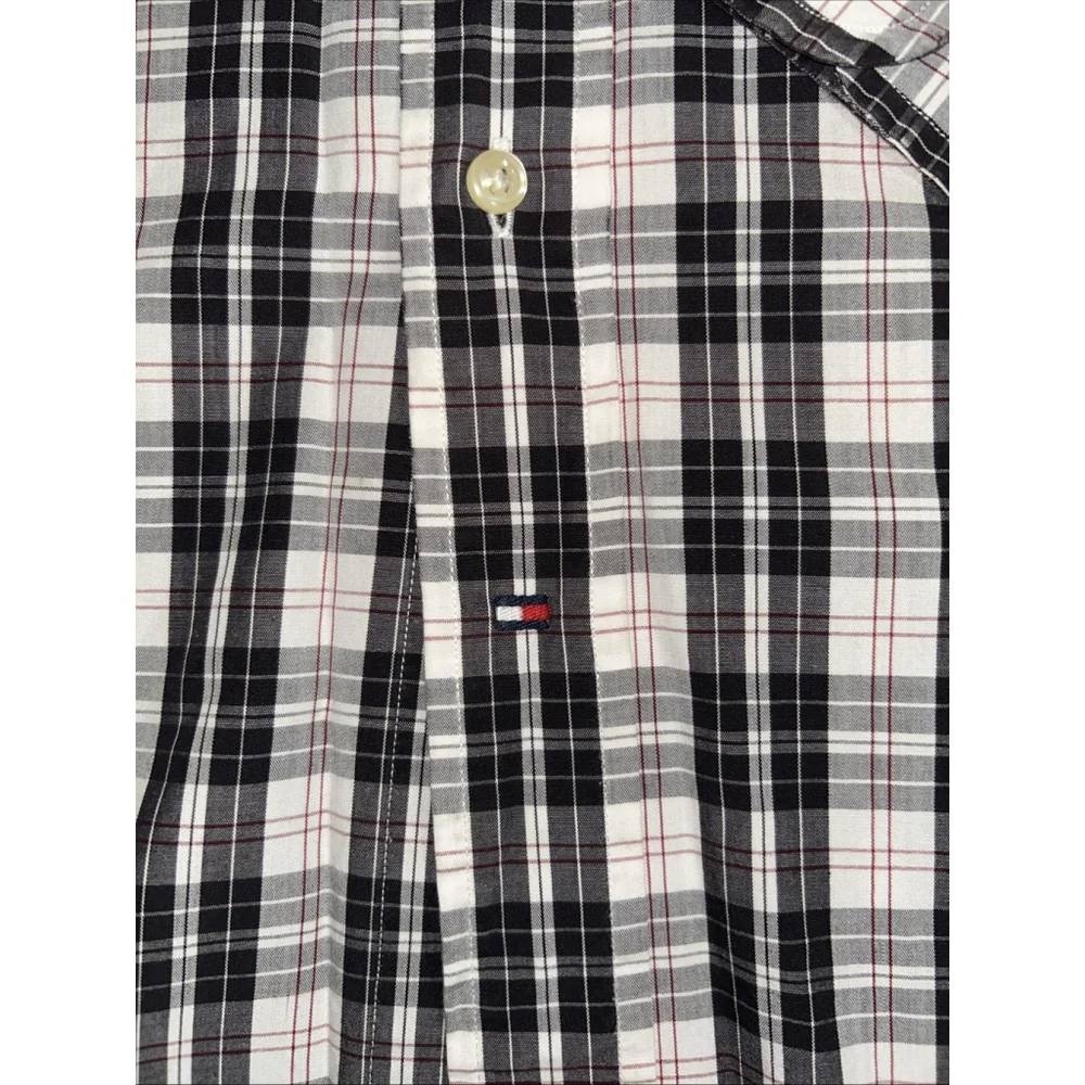 Tommy Hilfiger 17 34-35 Long Sleeve Button Down Shirt 100% Cotton